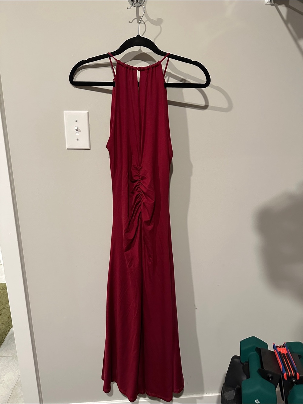 LOFT Raspberry Halter Maxi Dress - Picture 5 of 5